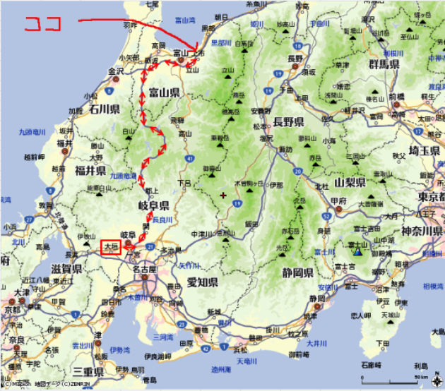 富山地図