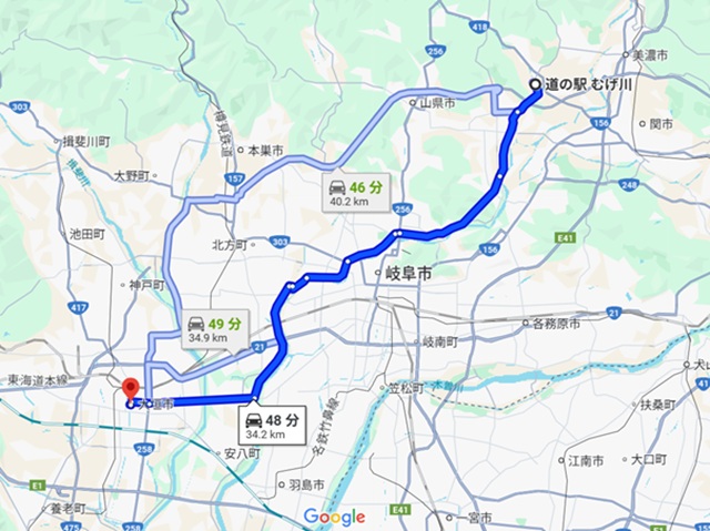自宅地図