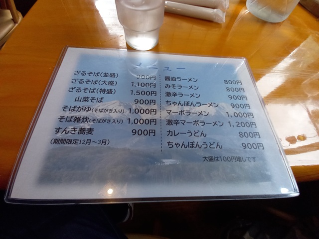 メニュー