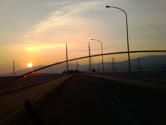 夕日