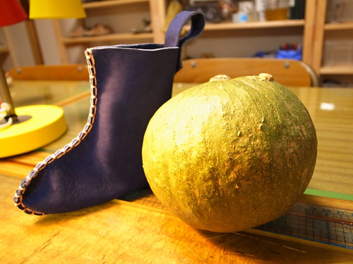 ブーツとカボチャ