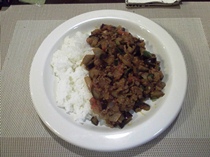 野菜たっぷりドライカレー