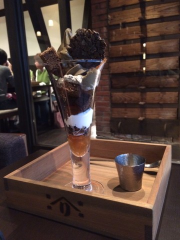 辻利兵衛 焙じ茶パフェ