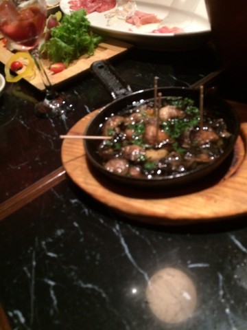 マッシュルームのアヒージョ